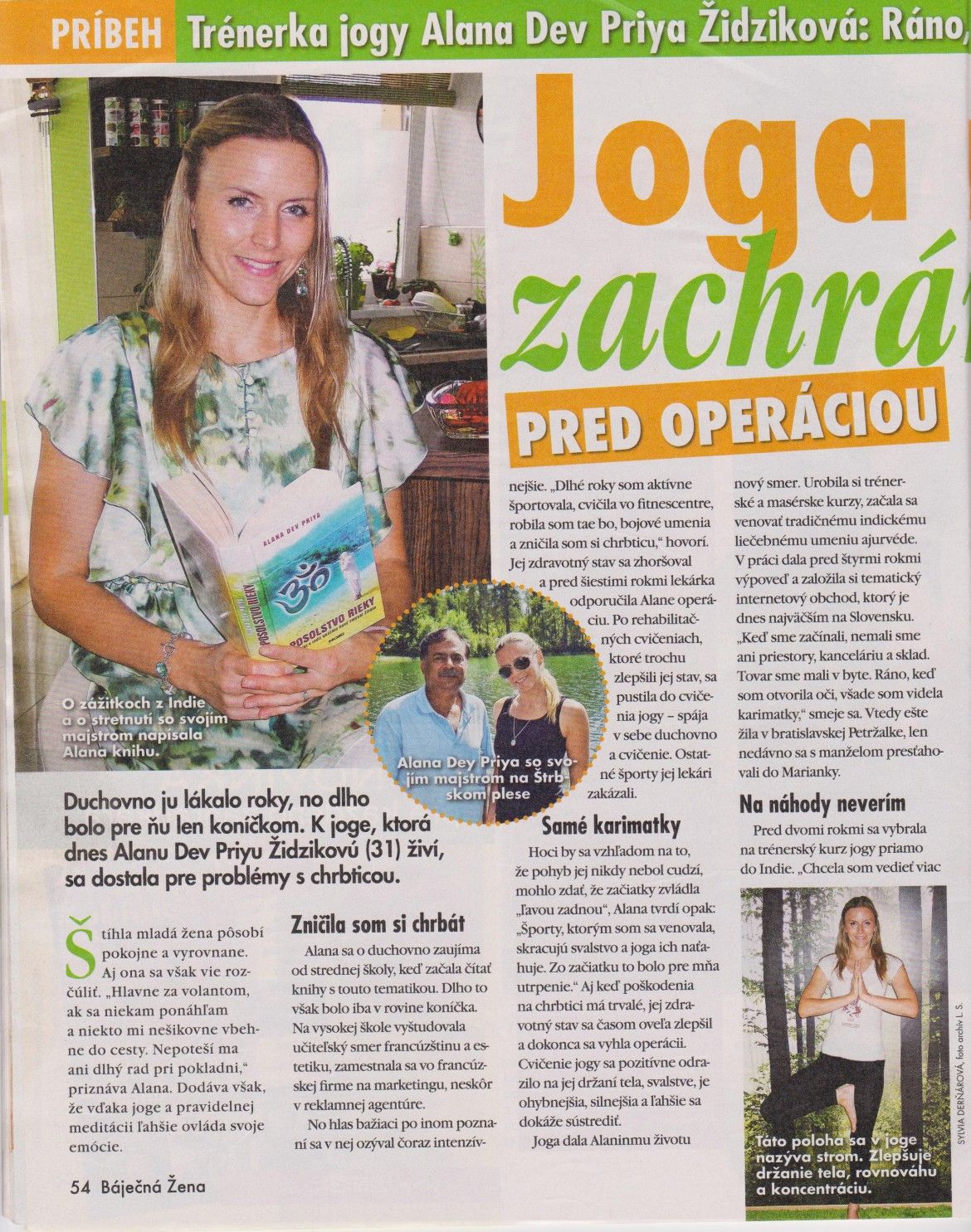 Interview pre časopis BÁJEČNÁ ŽENA – júl 2014