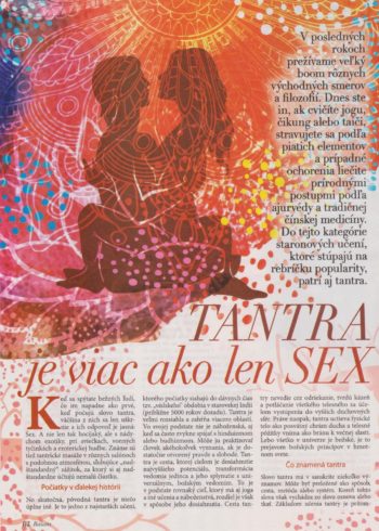 Tantra je viac ako len sex